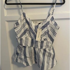 NWT peplum top from Francesca’s size Small